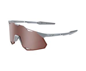 100% - Hypercraft Xs Matte Stone Grey Hiper Crimson Silver Mirror Lens - Sunglasses