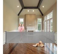 100 Inch Extra Wide Baby Gate for Large Opening, Retractable Baby Gate for Door, Extra Long Dog Gate for Outdoor Stairs, Extra Large Pet Gate