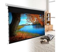 100 Inch Motorized Rising Screen,Electric Screens 16:9 4K Hd Electric Projector Screen,Cordless Control/Button Control,For Movies