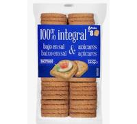100% Integral Pan Tostado Bajo en Sal y Azúcares, 540g. Pack de 3.