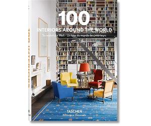 100 Interiors Around the World - English, French, German Language Hardcover NEW