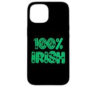 100% Irish one hundred percent Ireland men women & kids Case for iPhone 15
