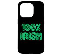 100% Irish one hundred percent Ireland men women & kids Case for iPhone 15 Pro