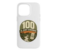 100 Is Just a Number Ultramarathon Trail Badge Case for iPhone 14 Pro Max