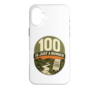 100 Is Just a Number Ultramarathon Trail Badge Case for iPhone 16 Plus