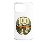 100 Is Just a Number Ultramarathon Trail Badge Case for iPhone 16 Pro Max