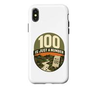 100 Is Just a Number Ultramarathon Trail Badge Case for iPhone X/XS