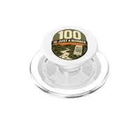 100 Is Just a Number Ultramarathon Trail Badge PopSockets PopGrip for MagSafe