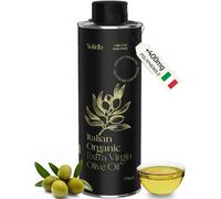 100% Italian Organic Olive Oil Extra Virgin | High Polyphenols Cold Pressed Ancient Roots Olive Oil - Early Harvest from Tuscany | Extra Virgin Olive Oil (0.75l)