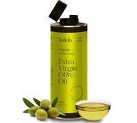 100% Italian Organic Olive Oil Extra Virgin | High Polyphenols Cold Pressed & Early Harvest from Tuscany | Extra Virgin Olive Oil (0. 5l)