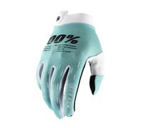 100% Adult iTrack Gloves Aqua MX Motocross Off-Road Cycle MTB