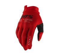 100percent Itrack Off-road Gloves Red S / Short Man