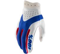 100% iTrack MX Gloves, red/white/blue, size M