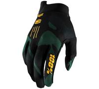 100% Adult iTrack Gloves Sentinel Black MX Motocross Off-Road Cycle Bike MTB