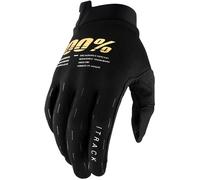 100% iTrack Youth MX Motocross Gloves Black