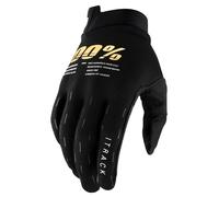 100% iTrack Youth Gloves Md Black 5709-0005-55