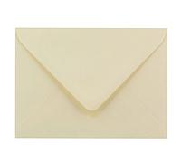 100 Ivory - Light Cream Envelopes - Size C7 83mm x 112mm