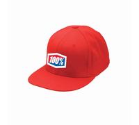 100% J-Fit Flexfit Casual Hat Red