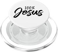 100% Jesus, 100 Percent Jesus PopSockets PopGrip for MagSafe