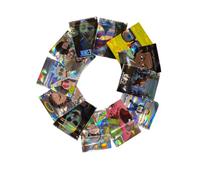 100 Joker Holographic Mylar Bags Assorted Sizes 3.5g 2g | Smell Proof, Heat Sealable, Holographic Design, Food Safe, 100 Assorted Pack