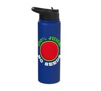 100% Juice No Seeds Watermelon Funny Vasectomy Stainless Steel Insulated Water Bottle