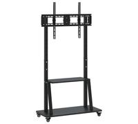 (100 kg) vidaXL TV Stand on Wheels 32-90 Inch Screen Max VESA TV Cabinet Monitor Stand
