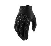 100% Kids AIRMATIC Glove Black/Charcoal Youth MD Gloves - Black/Charcoal, MD