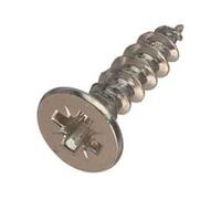(100) Kitchen Hinge Screws for Blum/Hafele Etc Hinges Nickel Finish