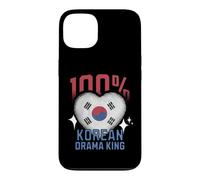 100% Korean Drama King Funny Korea Roots Flag Heart Case for iPhone 13