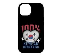 100% Korean Drama King Funny Korea Roots Flag Heart Case for iPhone 14