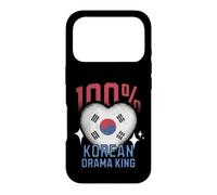 100% Korean Drama King Funny Korea Roots Flag Heart Case for iPhone 17 Pro