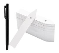 100 Labels | Reusable Identification Stakes | 100 Labels for Indoor - Vegetable Garden Tree Flower Gardening Planting Indoor Yard Outdoor Patio Farm