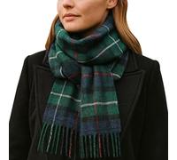 100% Lambswool Extra Wide and long Tartan Scarf Made in Scotland - Authentic Scottish Tartans - Winter Lambswool Scarf 190x36cm - Soft, Warm, Breathable Unisex Gift (MACKENZIE Tartan)