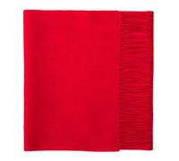 100% Lambswool Scarf, Lona Scott, Red, 165 X 30 cm