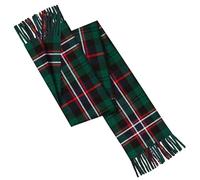 100% Lambswool Tartan scarves made in Scotland - 180x25CM - Yellow check - All-season essential Smooth Extra Long Scarf - Valentines day, Mothers day, Wedding Gift (Scottish National - Yellow check )