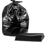 100 Large Bin Bags Heavy Duty 120L Commercial Catering Garbage Capacity Strong Refuse Sacks Bin Liners for Everyday use, Office, Kitchen, Restaurant Garbage Bags 19"x29"x39"