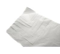 100 Large Sheets Of Acid Free White Tissue Wrapping Paper - Size 500mm x 750mm 20" x 30" 18gsm - Gift Parcel Packing Packaging Art Craft Wrap