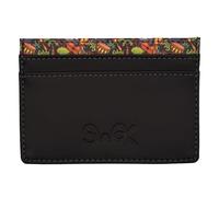 100% Leather Card Holder by SWAK - Slim Leather Wallet - Unique British Design - Great Gift for Men - 10 x 7cm (Jamaica)