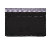 100% Leather Card Holder by SWAK - Slim Leather Wallet - Unique British Design - Great Gift for Men - 10 x 7cm (SWAK Ball)
