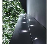 Premier Multi Action Battery Operated Timelights 100 LED White/Clear