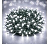100 LED Fairy Lights Bright White New Year String Lights Indoor/Outdoor, Battery Powered Twinkle Lights for Xmas Party, Room, Wedding, Fancy Dress Party, Decorative LED Lights (10m) [Energy Class A]