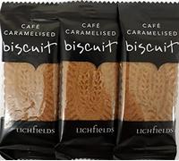 100 Lichfields Caramelised Biscuits Individually Wrapped