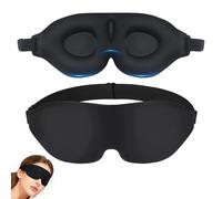 100% Light Blocking Sleep Masks for Women & Men - Zero Eye Pressure Eye Mask for Sleeping Ergonomic Design 3D Cutout Eye Movement Friendly for Travel Eye Shift Work