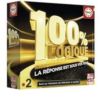 100% Logique La Réponse est sous vos yeux, Jeu de société, Adapté de l'émission TV, des 8 ans, Educa