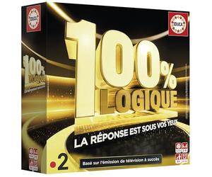 100% Logique La Réponse est sous vos yeux, Jeu de société, Adapté de l'émission TV, des 8 ans, Educa