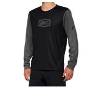 100% Long Sleeve Jersey airmatic Black