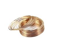100 Loops/lot 0.6mm Silver Gold Bronze Beading Steel Wire for DIY Jewelry Making Accessories Supplies Bracelets(Gold 1)