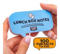 100 Lunch Box Notes for Kids, Fun Fact Sticky Notes & Space for Messages