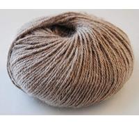 100% Luxurious Baby Alpaca Wool/Yarn from Peru, Light Brown, 284 DK 50g,