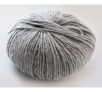 100% Luxurious Baby Alpaca Wool/Yarn from Peru, Silver Grey, 401 DK 50g,